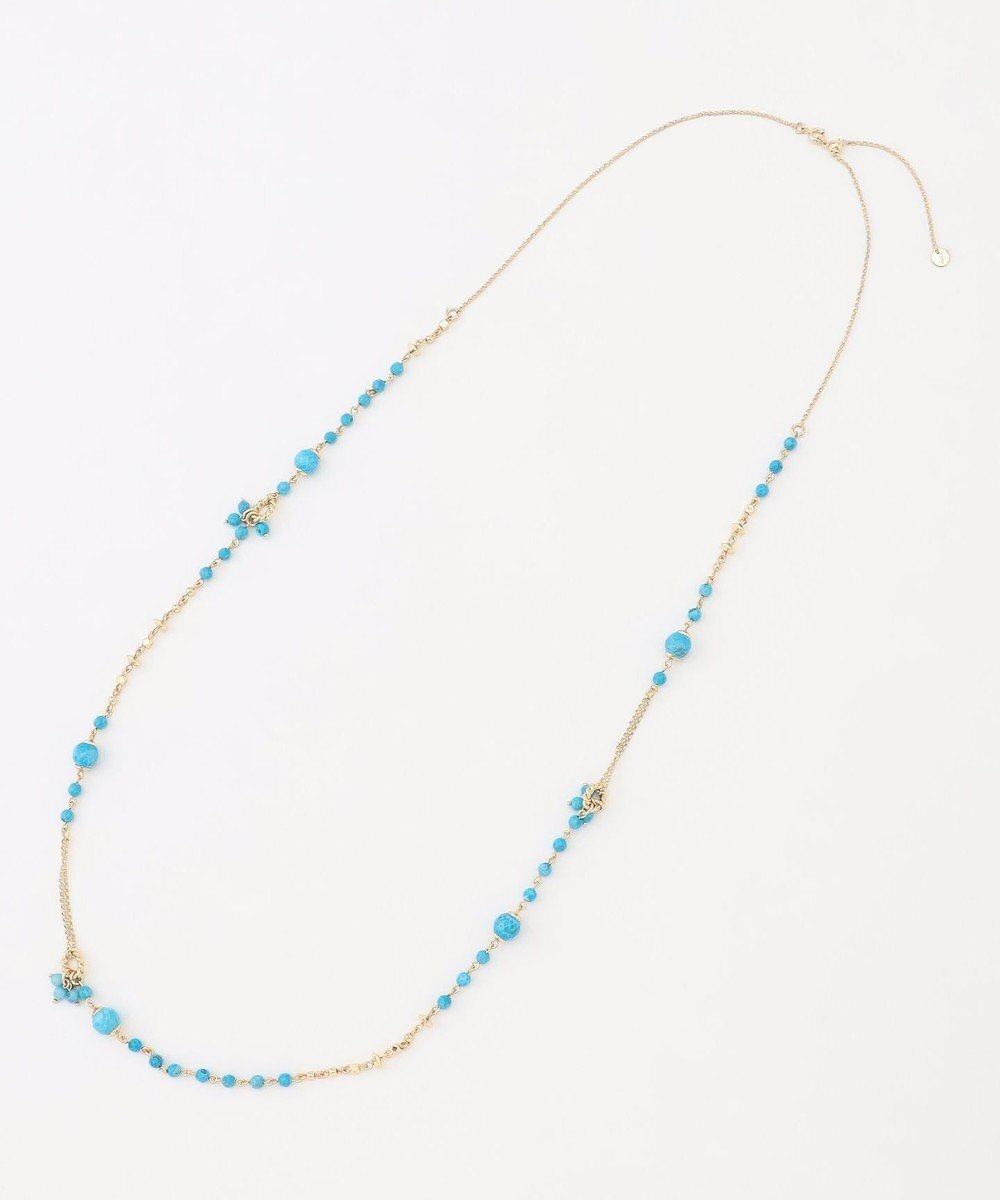 【自由区/JIYU-KU】のストーンMIX ネックレス インテリア・キッズ・メンズ・レディースファッション・服の通販 founy(ファニー) 　ファッション　Fashion　レディースファッション　Fashion for Women　ジュエリー　Jewelry　ネックレス　Necklaces & Pendants　アクセサリー　Fashion Accessories　シンプル　Simple, Minimal　ストーン　Stone, Gem-Like　ネックレス　Necklace, Pendant Necklace　メタル　Metal, Metal Parts　ランダム　Random, Irregular　ロング　Long, Long-Length　ターコイズ|ID: prp329100004850835 ipo3291000000035562459