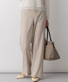 【23区/NIJYUSANKU】のアイアスマットストレッチ ワイド パンツ ベージュ|ID: prp329100004850912 ipo3291000000035563583