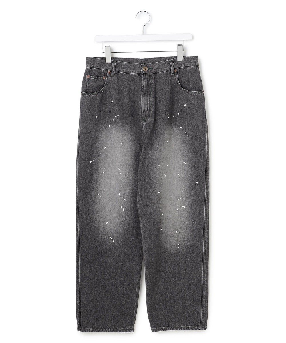 【ジェイプレスヨークストリート/J.PRESS YORK STREET】の【UNISEX】ライトオンス ワイドデニムパンツ インテリア・キッズ・メンズ・レディースファッション・服の通販 founy(ファニー) ファッション Fashion レディースファッション Fashion for Women パンツ Pants & Trousers デニムパンツ・ジーンズ・美脚デニム Denim Jeans & Pants ユニセックス Unisex, Genderless ジャケット Jacket, Outerwear スウェット / スエット Sweatshirt, Sweatwear デニム Denim, Jeans Material バランス Balance, Style Balance リラックス Relax, Relaxed Fit ワイド Wide, Wide Fit 夏 Summer 春 Spring S/S・春夏 SS, Spring/Summer, Warm Season ブラック系|ID: prp329100004850914 ipo3291000000035563611