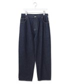 【ジェイプレスヨークストリート/J.PRESS YORK STREET】の【UNISEX】ライトオンス ワイドデニムパンツ ネイビー系|ID: prp329100004850914 ipo3291000000035563619