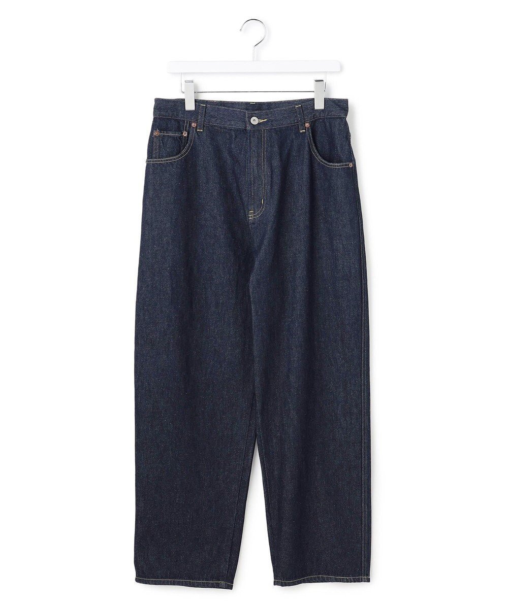 【ジェイプレスヨークストリート/J.PRESS YORK STREET】の【UNISEX】ライトオンス ワイドデニムパンツ インテリア・キッズ・メンズ・レディースファッション・服の通販 founy(ファニー) ファッション Fashion レディースファッション Fashion for Women パンツ Pants & Trousers デニムパンツ・ジーンズ・美脚デニム Denim Jeans & Pants ユニセックス Unisex, Genderless ジャケット Jacket, Outerwear スウェット / スエット Sweatshirt, Sweatwear デニム Denim, Jeans Material バランス Balance, Style Balance リラックス Relax, Relaxed Fit ワイド Wide, Wide Fit 夏 Summer 春 Spring S/S・春夏 SS, Spring/Summer, Warm Season ネイビー系|ID: prp329100004850914 ipo3291000000035563619