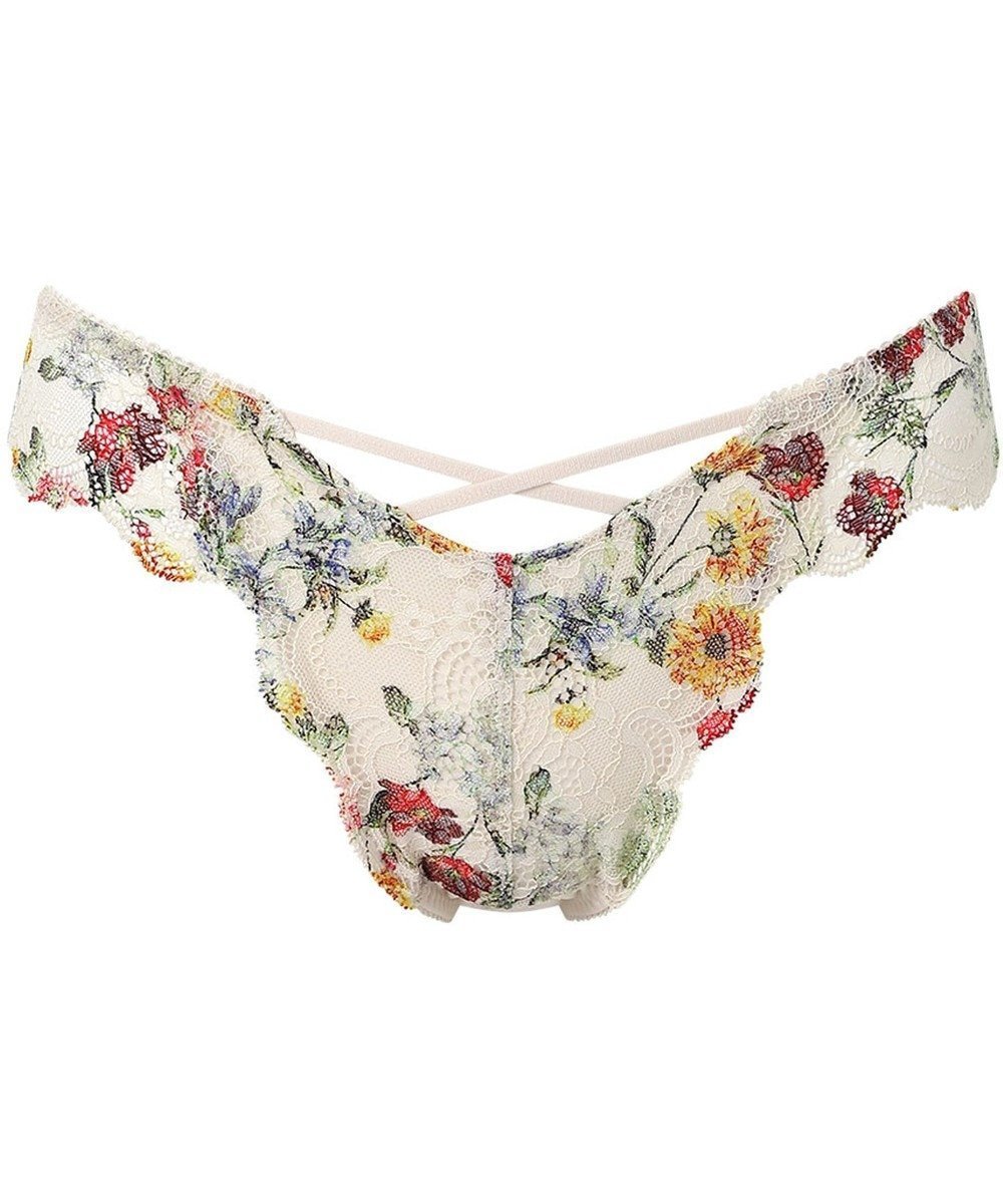 【ワコール/WACOAL】のTバック ショーツ 【重力ケアブラ】 BXB194とペア はきこみ丈あさめ バックのかぶりが広め ソング レディース PXB494 /ワコール インテリア・キッズ・メンズ・レディースファッション・服の通販 founy(ファニー) 　ファッション　Fashion　レディースファッション　Fashion for Women　バッグ　Bags　アンダー　Underwear Essentials　ショーツ　Shorts, Short Pants　トレンド　Trend, Trending Now　フォルム　Silhouette, Form　フロント　Front, Front Design　ブラジャー　Bra, Lingerie　プリント　Print, Printed Pattern　レース　Lace, Lace Fabric　ワイヤー　Wire, Wired Bra　人気　Popular, Best Seller　クリーム|ID: prp329100004851025 ipo3291000000036280647