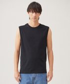 【アンフィーロ/UNFILO / MEN】のBASIC ノースリーブ カットソー ブラック|ID: prp329100004851042 ipo3291000000035567694
