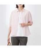 【ジェイ プレス/J.PRESS】の【洗える】BEZ 空羽ストライプ シャツ ブラウス ピンク系|ID: prp329100004851140 ipo3291000000035572224