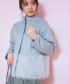 【フェルゥ/Feroux】のウール混 ショートコート ライトグレー系|ID: prp329100004851143 ipo3291000000035572260