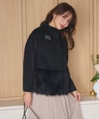 【フェルゥ/Feroux】のウール混 ショートコート ブラック系|ID: prp329100004851143 ipo3291000000035572261