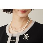 【ジェイ プレス/J.PRESS】のクリスタルパール ブローチ シルバー系|ID: prp329100004851147 ipo3291000000035572470