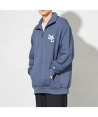 【シェアパーク/SHARE PARK / MEN】の【UNISEX】MVS裏毛ハーフジップスウェット(L・XLサイズ) アッシュネイビー|ID: prp329100004851157 ipo3291000000035572883