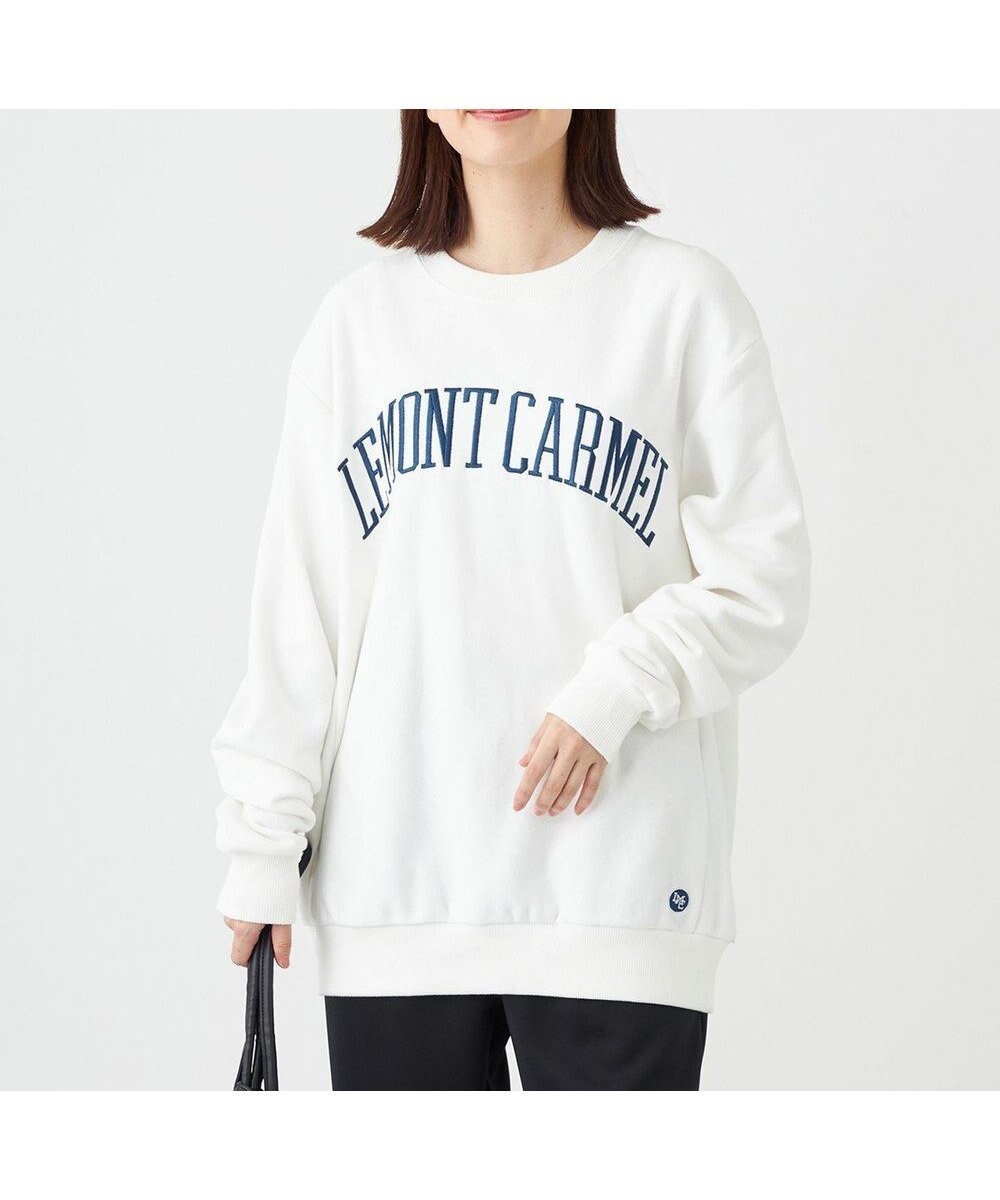 【シェアパーク/SHARE PARK】の【UNISEX】MVS裏毛クルーネックスウェット(S・Mサイズ) インテリア・キッズ・メンズ・レディースファッション・服の通販 founy(ファニー) 　ファッション　Fashion　レディースファッション　Fashion for Women　トップス・カットソー　Cut & Sew Tops　レディースパーカー・カジュアルフーディー　Casual Hoodies & Sweatshirts　スウェット・クルーネックトップス　Sweatshirts & Crewnecks / Relaxed Fit Sweat Tops　ユニセックス　Unisex, Genderless　スウェット / スエット　Sweatshirt, Sweatwear　A/W・秋冬　Autumn/Winter　ホワイト|ID: prp329100004851158 ipo3291000000035572905