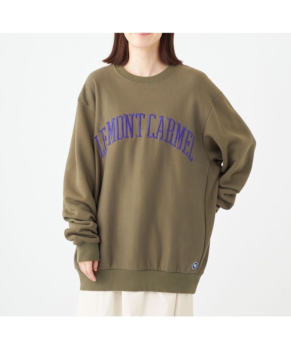 【シェアパーク/SHARE PARK】の【UNISEX】MVS裏毛クルーネックスウェット(S・Mサイズ) インテリア・キッズ・メンズ・レディースファッション・服の通販 founy(ファニー) 　ファッション　Fashion　レディースファッション　Fashion for Women　トップス・カットソー　Cut & Sew Tops　レディースパーカー・カジュアルフーディー　Casual Hoodies & Sweatshirts　スウェット・クルーネックトップス　Sweatshirts & Crewnecks / Relaxed Fit Sweat Tops　ユニセックス　Unisex, Genderless　スウェット / スエット　Sweatshirt, Sweatwear　A/W・秋冬　Autumn/Winter　カーキ|ID: prp329100004851158 ipo3291000000035572910