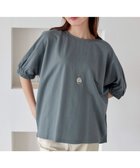 【ティアクラッセ/Tiaclasse】の【接触冷感】袖ギャザードルマンプルオーバー ブルーグレー|ID: prp329100004851179 ipo3291000000035574325