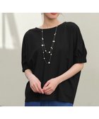 【ティアクラッセ/Tiaclasse】の【接触冷感】袖ギャザードルマンプルオーバー ブラック|ID: prp329100004851179 ipo3291000000035574332