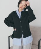 【アメリカンホリック/AMERICAN HOLIC】のクルーネックニットカーディガン Black|ID: prp329100004851214 ipo3291000000035574874