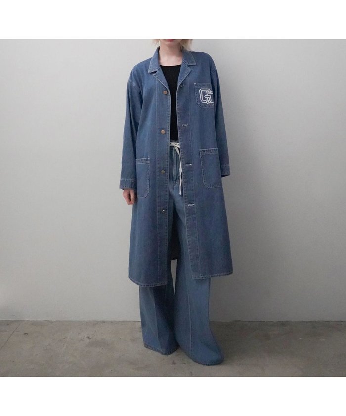 【グレース コンチネンタル/GRACE CONTINENTAL】のメカニックデニムコート インテリア・キッズ・メンズ・レディースファッション・服の通販 founy(ファニー) https://founy.com/ ファッション Fashion レディースファッション Fashion for Women アウター Coat / Outerwear Collection コート・ロングコート・ピーコート Long Coats, Peacoats & More レディースジャケット・軽アウター Jackets コレクション Collection, Seasonal Line ジャケット Jacket, Outerwear デニム Denim, Jeans Material ポケット Pocket, Pocket Detail モチーフ Motif, Design Theme ヴィンテージ Vintage Style 夏 Summer 春 Spring S/S・春夏 SS, Spring/Summer, Warm Season |ID: prp329100004851220 ipo3291000000035574893