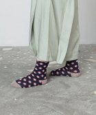 【トリコテ/Tricote】のシアーモザイクタイルソックス 39NAVY|ID: prp329100004851232 ipo3291000000035575005
