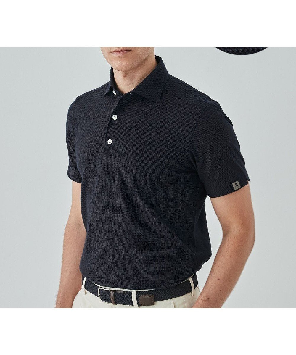 【五大陸/gotairiku / MEN】の3年連続売上NO1【仕事で着られる】キレイめ 鹿の子ビズポロシャツ インテリア・キッズ・メンズ・レディースファッション・服の通販 founy(ファニー) 　ファッション　Fashion　メンズファッション　Fashion for Men　トップス・カットソー　Cut & Sew Tops　メンズシャツ　Shirts　ポロシャツ / きれいめカジュアルスタイル　Polo Shirts　イタリア　Italy　春　Spring　吸水　Absorbent, Quick-Dry　鹿の子　Piqué, Kanoko Fabric　シェイプ　Shape, Slim Fit　シンプル　Simple, Minimal　ジャケット　Jacket, Outerwear　ストレッチ　Stretch, Stretchy Fabric　ドレス　Dress, One-Piece　定番　Standard, Basic Item　人気　Popular, Best Seller　ベーシック　Basic, Essential　ポロシャツ　Polo Shirt, Collared Tee　ワイド　Wide, Wide Fit　S/S・春夏　SS, Spring/Summer, Warm Season　夏　Summer　エレガント 上品　Elegant　ビジネス 仕事 通勤　Business / Work / Commuting　25年新色/ダークネイビー|ID: prp329100004851678 ipo3291000000035601264