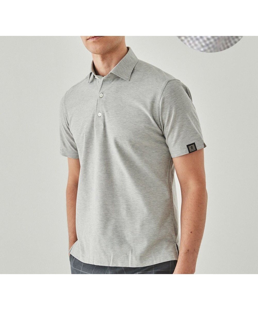 【五大陸/gotairiku / MEN】の3年連続売上NO1【仕事で着られる】キレイめ 鹿の子ビズポロシャツ インテリア・キッズ・メンズ・レディースファッション・服の通販 founy(ファニー) 　ファッション　Fashion　メンズファッション　Fashion for Men　トップス・カットソー　Cut & Sew Tops　メンズシャツ　Shirts　ポロシャツ / きれいめカジュアルスタイル　Polo Shirts　イタリア　Italy　春　Spring　吸水　Absorbent, Quick-Dry　鹿の子　Piqué, Kanoko Fabric　シェイプ　Shape, Slim Fit　シンプル　Simple, Minimal　ジャケット　Jacket, Outerwear　ストレッチ　Stretch, Stretchy Fabric　ドレス　Dress, One-Piece　定番　Standard, Basic Item　人気　Popular, Best Seller　ベーシック　Basic, Essential　ポロシャツ　Polo Shirt, Collared Tee　ワイド　Wide, Wide Fit　S/S・春夏　SS, Spring/Summer, Warm Season　夏　Summer　エレガント 上品　Elegant　ビジネス 仕事 通勤　Business / Work / Commuting　25年新色/ライトグレー|ID: prp329100004851678 ipo3291000000035601268