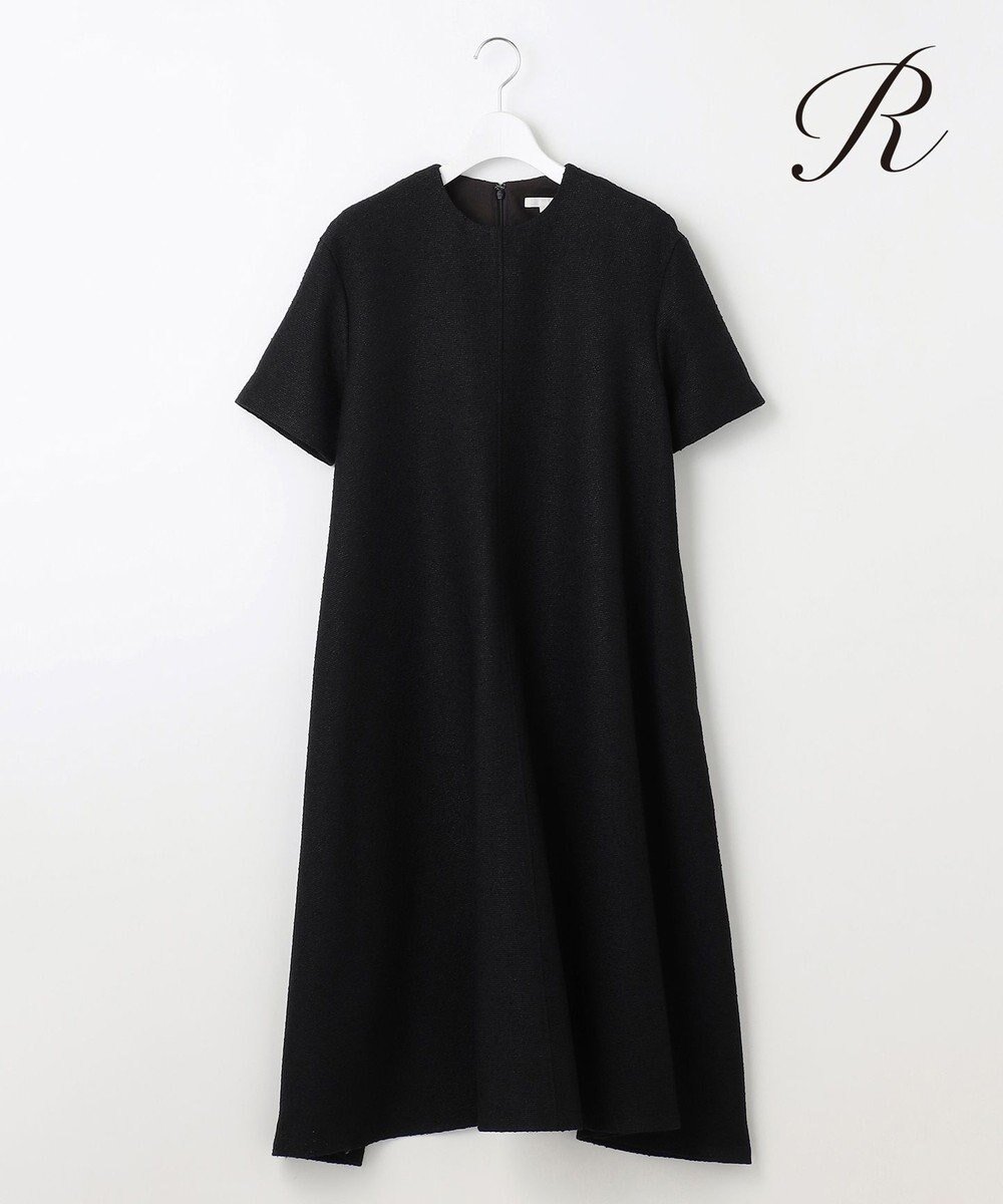 【23区/NIJYUSANKU】の【R(アール)】リングツイード ワンピース 人気、トレンドファッション・服の通販 founy(ファニー) 　ファッション　Fashion　レディースファッション　Fashion for Women　ワンピース　Dresses　コレクション　Collection, Seasonal Line　ツイード　Twill, Twill Weave　人気　Popular, Best Seller　フレア　Flare, Flared　半袖　Short Sleeve, Half Sleeve　A/W・秋冬　Autumn/Winter　冬　Winter / This Winter　2024年　2024　エレガント 上品　Elegant　2024-2025秋冬・A/W　Autumn/Winter 2024–25 AW24–25　 other-1|ID: prp329100004851710 ipo3291000000035602316
