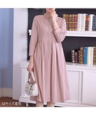 【ティアクラッセ/Tiaclasse】の【洗える】パール釦フレアシャツワンピース ピンク|ID: prp329100004851765 ipo3291000000035603400