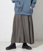 【シェアパーク/SHARE PARK】の【洗える】ポリエステルシャンブレースカート チャコール|ID: prp329100004851775 ipo3291000000035603511