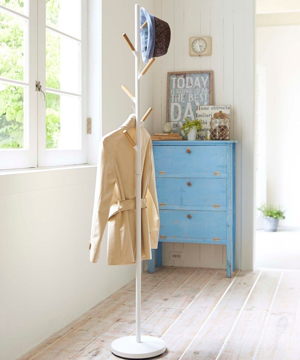 【タワー/tower】のポールハンガー プレーン ホワイト インテリア・キッズ・メンズ・レディースファッション・服の通販 founy(ファニー) 　ファッション　Fashion　レディースファッション　Fashion for Women　スタイリッシュ　Stylish, Fashionable　ストール　Stole, Wrap　プレーン　Plain, Simple　帽子　Hat, Headwear　ホワイト|ID: prp329100004851783 ipo3291000000035603697