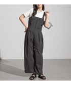 【エニー/ANY】の【南明奈さんコラボ】撥水サロペット チャコール|ID: prp329100004851785 ipo3291000000035603748