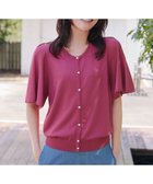 【ティアクラッセ/Tiaclasse】の【洗える】フレアスリーブカーディガン ディープピンク|ID: prp329100004851789 ipo3291000000035603901