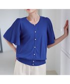 【ティアクラッセ/Tiaclasse】の【洗える】フレアスリーブカーディガン ディープブルー|ID: prp329100004851789 ipo3291000000035603904