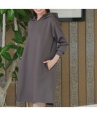 【ティアクラッセ/Tiaclasse】のソフトボンディングパーカーチュニック モカ|ID: prp329100004851798 ipo3291000000035604358