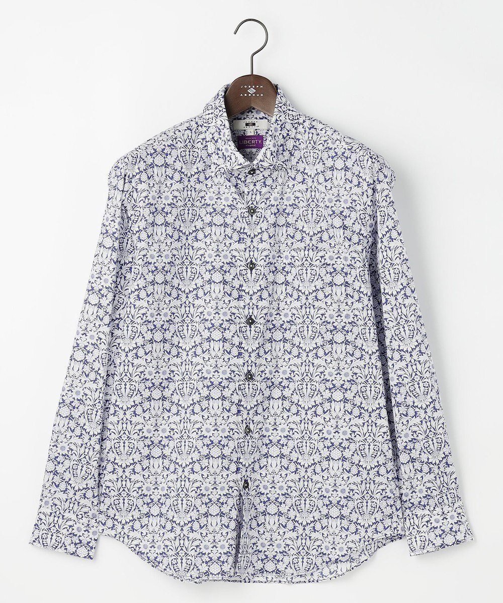 【ジョセフ アブード/JOSEPH ABBOUD / MEN】の【英国・リバティ社】リバティプリントシャツ インテリア・キッズ・メンズ・レディースファッション・服の通販 founy(ファニー) ファッション Fashion メンズファッション Fashion for Men トップス・カットソー Cut & Sew Tops メンズシャツ Shirts インナー Innerwear 春 Spring 軽量 Lightweight, Ultra Light シルク Silk, 100% Silk シンプル Simple, Minimal ジャケット Jacket, Outerwear スラックス Slacks, Dress Pants フィット Fit, Slim Fit プリント Print, Printed Pattern リラックス Relax, Relaxed Fit S/S・春夏 SS, Spring/Summer, Warm Season おすすめ Recommended / Our Picks 夏 Summer エレガント 上品 Elegant サックスブルー系5|ID: prp329100004851989 ipo3291000000035614769