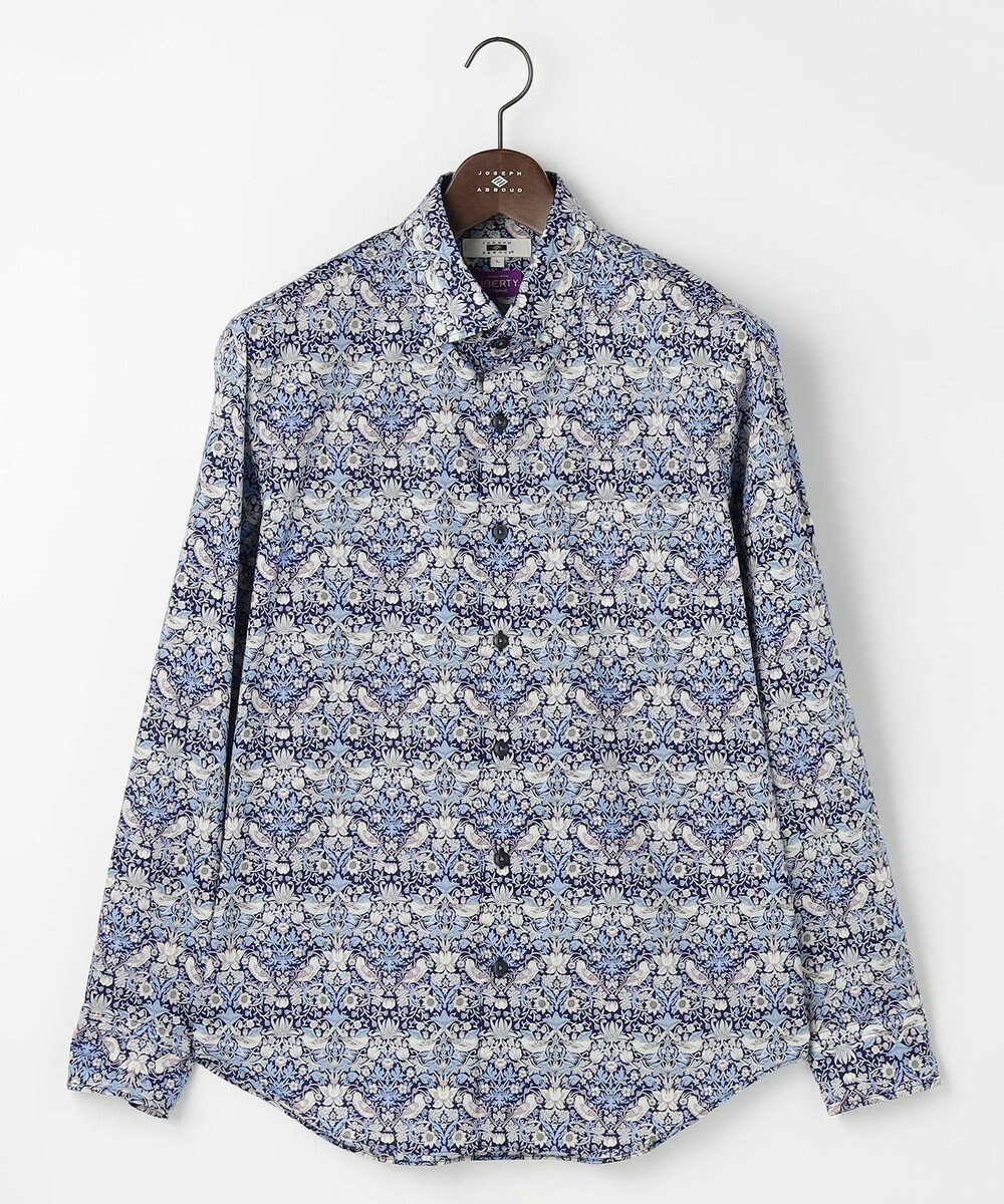 【ジョセフ アブード/JOSEPH ABBOUD / MEN】の【英国・リバティ社】リバティプリントシャツ インテリア・キッズ・メンズ・レディースファッション・服の通販 founy(ファニー) ファッション Fashion メンズファッション Fashion for Men トップス・カットソー Cut & Sew Tops メンズシャツ Shirts インナー Innerwear 春 Spring 軽量 Lightweight, Ultra Light シルク Silk, 100% Silk シンプル Simple, Minimal ジャケット Jacket, Outerwear スラックス Slacks, Dress Pants フィット Fit, Slim Fit プリント Print, Printed Pattern リラックス Relax, Relaxed Fit S/S・春夏 SS, Spring/Summer, Warm Season おすすめ Recommended / Our Picks 夏 Summer エレガント 上品 Elegant ダルブルー系5|ID: prp329100004851989 ipo3291000000035614771
