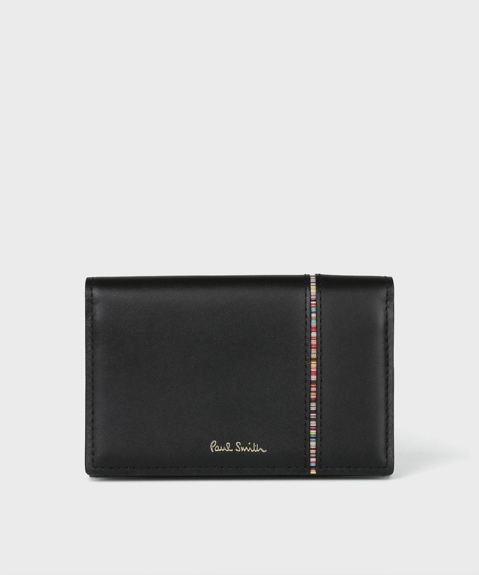 【ポールスミス/Paul Smith / MEN】のシグネチャーストライプ インバーテッド 名刺入れ インテリア・キッズ・メンズ・レディースファッション・服の通販 founy(ファニー) https://founy.com/ ファッション Fashion メンズファッション Fashion for Men フロント Front, Front Design メタル Metal, Metal Parts 財布 Wallet, Purse |ID: prp329100004851996 ipo3291000000035788342