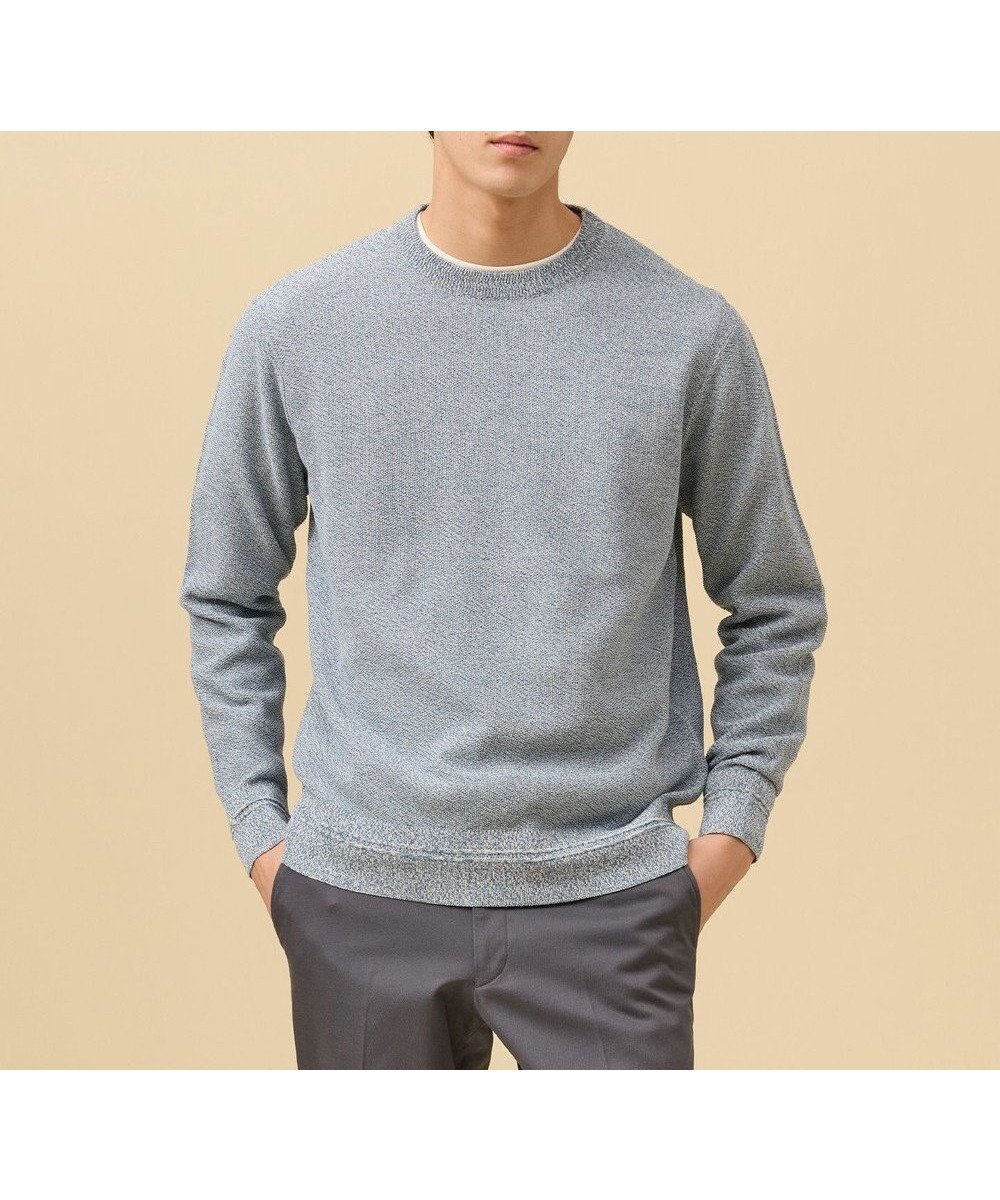 【ジェイ プレス/J.PRESS / MEN】のギマコットンカノコクルーネック ニット インテリア・キッズ・メンズ・レディースファッション・服の通販 founy(ファニー) ファッション Fashion メンズファッション Fashion for Men トップス・カットソー Cut & Sew Tops ニット・セーター / 定番トップス Knit Tops & Sweaters コーティング Coating, Coated Finish ジャケット Jacket, Outerwear セーター Sweater, Knitwear バランス Balance, Style Balance エレガント 上品 Elegant 夏 Summer 春 Spring S/S・春夏 SS, Spring/Summer, Warm Season サックスブルー系|ID: prp329100004852001 ipo3291000000035615083