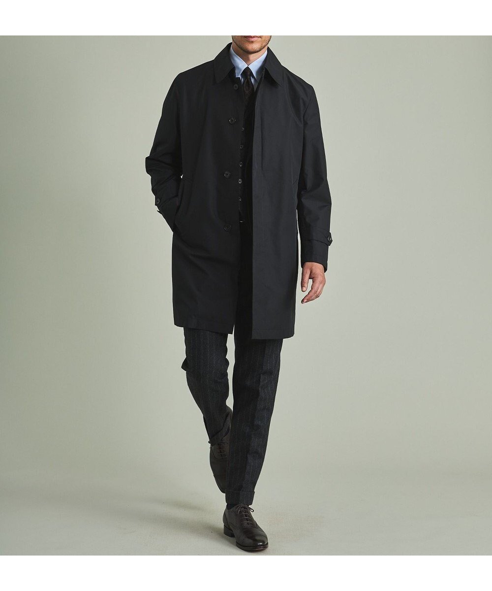 【五大陸/gotairiku / MEN】の【防水/軽量/シワになりにくい】ラスタードビーメモリーラミネーションコート_ ステンカラー(24年モデル) インテリア・キッズ・メンズ・レディースファッション・服の通販 founy(ファニー) ファッション Fashion メンズファッション Fashion for Men アウター Men's Coats Outerwear インナー Innerwear シンプル Simple, Minimal ジャケット Jacket, Outerwear ダウン Down, Puffer ビジネス 仕事 通勤 Business / Work / Commuting 冬 Winter / This Winter 定番 Standard, Basic Item 春 Spring A/W・秋冬 Autumn/Winter 軽量 Lightweight, Ultra Light ブラック系8|ID: prp329100004852003 ipo3291000000035615146