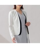 【ベイジ,/BEIGE,】のCINDY / ダブルカラージャケット 人気、トレンドファッション・服の通販 founy(ファニー) ファッション Fashion レディースファッション Fashion for Women アウター Coat / Outerwear Collection レディースジャケット・軽アウター Jackets ノーカラージャケット / シンプル上品コーデ Collarless Jackets ウォッシャブル Machine Washable オケージョン Occasion Wear カーディガン Cardigan, Knitwear サテン Satin, Glossy Fabric ジャケット Jacket, Outerwear ストレッチ Stretch, Stretchy Fabric スーツ Suit, Formalwear タオル Towel, Bath Towel タンブラー Tumbler, Travel Mug ダブル Double, Double-Breasted デニム Denim, Jeans Material トリミング Trimming, Decorative Edge ボトム Bottoms, Lower Wear A/W・秋冬 Autumn/Winter S/S・春夏 SS, Spring/Summer, Warm Season おすすめ Recommended / Our Picks 夏 Summer エレガント 上品 Elegant ビジネス 仕事 通勤 Business / Work / Commuting thumbnail White × Black|ID: prp329100004852018 ipo3291000000035615496