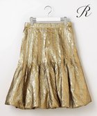【23区/NIJYUSANKU】の【R(アール)】LIMONTAメタリックジャカード スカート ゴールド系|ID: prp329100004852029 ipo3291000000035615922