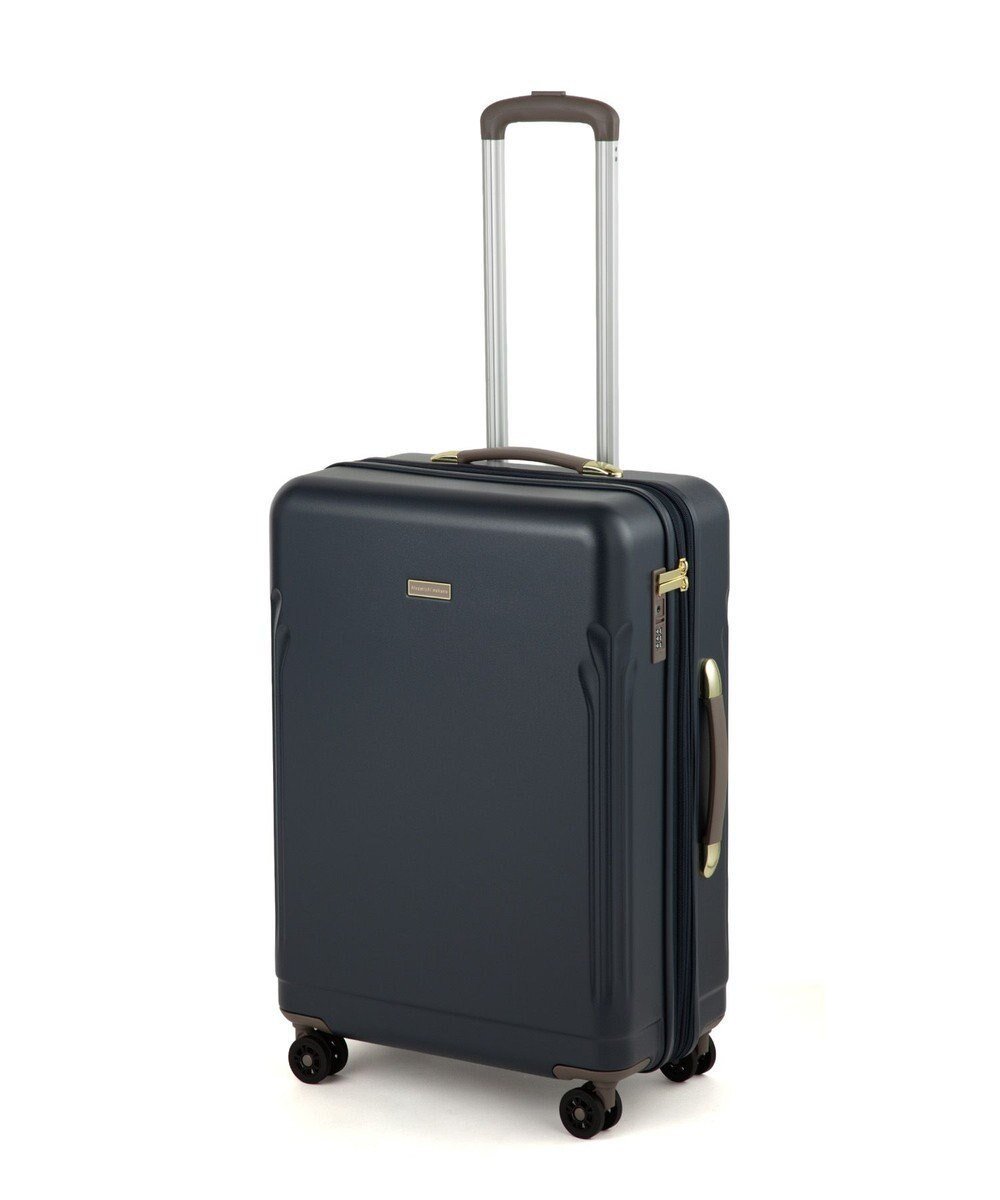 【エースバッグズアンドラゲッジ/ACE BAGS & LUGGAGE】のhiromichi nakano リーヴァ2 スーツケース Mサイズ 61L 05014 ヒロミチナカノ インテリア・キッズ・メンズ・レディースファッション・服の通販 founy(ファニー) 　ファッション　Fashion　レディースファッション　Fashion for Women　スーツ　Business Suits & Workwear　シンプル　Simple, Minimal　トラベル　Travel, Travel Gear　フラワー　Flower, Floral　ポケット　Pocket, Pocket Detail　メッシュ　Mesh, Net Fabric　リュック　Backpack, Rucksack　再入荷　Restock / Back in Stock　旅行　Travel　スーツケース キャリーケース　Suitcase / Carry Case　エレガント 上品　Elegant　ネイビー|ID: prp329100004852040 ipo3291000000035616168