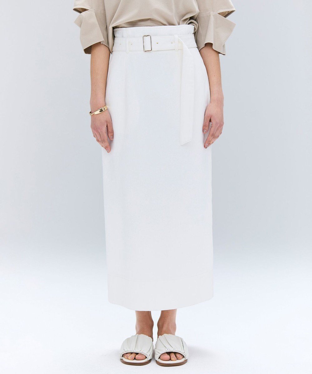 【ベイジ,/BEIGE,】の【洗える・Oggi 8月号掲載】NAVIGLIO / ベルト付きハイウエストデニムスカート インテリア・キッズ・メンズ・レディースファッション・服の通販 founy(ファニー) 　雑誌掲載アイテム　Magazine Picks & Fashion Features　ファッション雑誌　Fashion Magazines　オッジ　Oggi　ファッション　Fashion　レディースファッション　Fashion for Women　スカート　Skirts　デニムスカート・カジュアルスカート　Denim Skirts　ベルト&ウエストマーク　Belts & Waist Accessories　インディゴ　Indigo Denim　洗える　Machine Washable　クラシック　Classic, Timeless Style　シンプル　Simple, Minimal　セットアップ　Set-Up, Coordinated Outfit　雑誌　Magazine, Fashion Magazine　デニム　Denim, Jeans Material　8月号　August Issue, Aug. Edition　A/W・秋冬　Autumn/Winter　S/S・春夏　SS, Spring/Summer, Warm Season　夏　Summer　エレガント 上品　Elegant　White|ID: prp329100004852044 ipo3291000000035616298