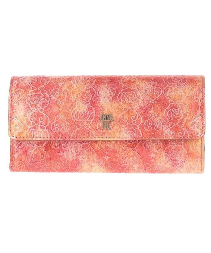 【アナスイ/ANNA SUI】のローズハート フラップ長財布 インテリア・キッズ・メンズ・レディースファッション・服の通販 founy(ファニー) https://founy.com/ ファッション Fashion レディースファッション Fashion for Women ミニ財布・二つ折り財布 Wallets & Card Cases エナメル Patent Leather チャーム Charm, Pendant バタフライ Butterfly, Butterfly Motif フラップ Flap, Flap Pocket プリント Print, Printed Pattern ローズ Rose, Rose Motif 定番 Standard, Basic Item 財布 Wallet, Purse |ID: prp329100004852046 ipo3291000000035616313