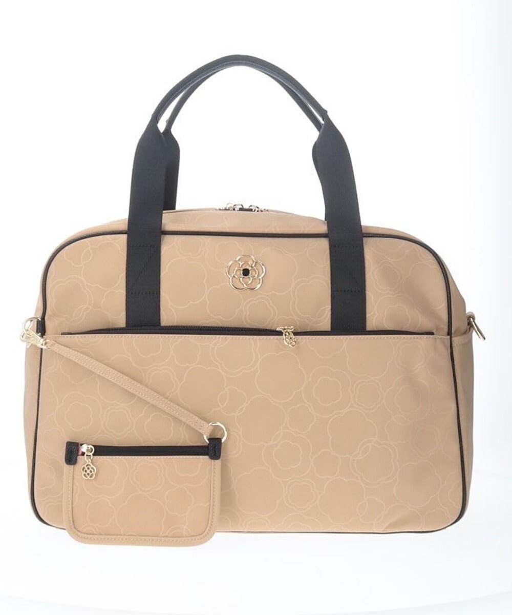 【クレイサス/CLATHAS】のフレイム ボストンバッグ インテリア・キッズ・メンズ・レディースファッション・服の通販 founy(ファニー) ファッション Fashion レディースファッション Fashion for Women バッグ Bags プリント Print, Printed Pattern ボストンバッグ Boston Bag, Retro Bag ポケット Pocket, Pocket Detail ポーチ Pouch, Small Case エレガント 上品 Elegant 旅行 Travel ベージュ|ID: prp329100004852079 ipo3291000000035617109