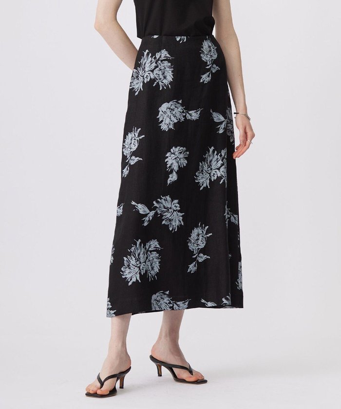 【アイシービー/iCB】の【洗える】リネンオックスフラワープリント スカート インテリア・キッズ・メンズ・レディースファッション・服の通販 founy(ファニー) https://founy.com/ ファッション Fashion レディースファッション Fashion for Women スカート Skirts 2024年 2024 2024春夏・S/S Spring/Summer 2024 SS24 プリント Print, Printed Pattern ラグジュアリー Luxury, Elegant リネン Linen, Linen Fabric エレガント 上品 Elegant 夏 Summer 春 Spring S/S・春夏 SS, Spring/Summer, Warm Season 洗える Machine Washable |ID: prp329100004852083 ipo3291000000035617179