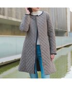 【ティアクラッセ/Tiaclasse】のピーチスキン2wayキルティングロングコート モカ|ID: prp329100004852087 ipo3291000000035617295