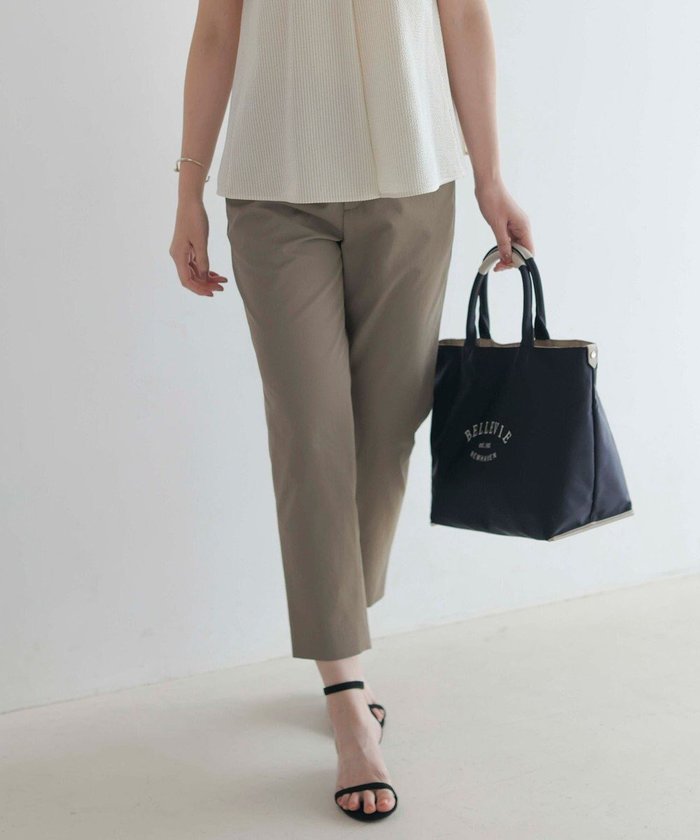 【ジェイ プレス/J.PRESS】の【洗える・接触冷感・UVケア・吸水速乾・防透け】麻シェルドライ テーパード パンツ インテリア・キッズ・メンズ・レディースファッション・服の通販 founy(ファニー) https://founy.com/ ファッション Fashion レディースファッション Fashion for Women パンツ Pants & Trousers 春 Spring 洗える Machine Washable 吸水 Absorbent, Quick-Dry シンプル Simple, Minimal スリム Slim, Slim Fit テーパード Tapered, Tapered Pants S/S・春夏 SS, Spring/Summer, Warm Season 夏 Summer |ID: prp329100004852090 ipo3291000000035617464