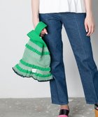 【トリコテ/Tricote】のシアーリブニットバッグ 42GREEN|ID: prp329100004852093 ipo3291000000035617534