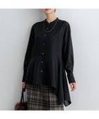 【23区/NIJYUSANKU】の【好評につき新色追加/洗える】イレギュラーヘム シアー ブラウス 人気、トレンドファッション・服の通販 founy(ファニー) ファッション Fashion レディースファッション Fashion for Women トップス・カットソー Cut & Sew Tops シャツ・ブラウス・オフィスカジュアル Elegant Blouses & Button-Ups 2024年 2024 2024-2025秋冬・A/W Autumn/Winter 2024–25 AW24–25 おすすめ Recommended / Our Picks イレギュラーヘム Irregular Hem シアー Sheer, See-Through ドレープ Drape, Draping Fabric ペプラム Peplum, Flared Hem エレガント 上品 Elegant 夏 Summer 春 Spring S/S・春夏 SS, Spring/Summer, Warm Season 洗える Machine Washable 羽織 Haori, Light Jacket thumbnail ブラック系|ID: prp329100004852095 ipo3291000000035617568