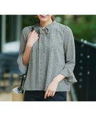 【ティアクラッセ/Tiaclasse】の【新色追加・洗える】フレアスリーブ花柄リボンブラウス ライトグリーン|ID: prp329100004852136 ipo3291000000035619268