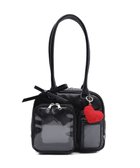 【ウィゴー/WEGO】の【痛バ&推し活グッズ】きらふわぬい痛ボストンバッグ ブラック|ID: prp329100004852144 ipo3291000000035619507