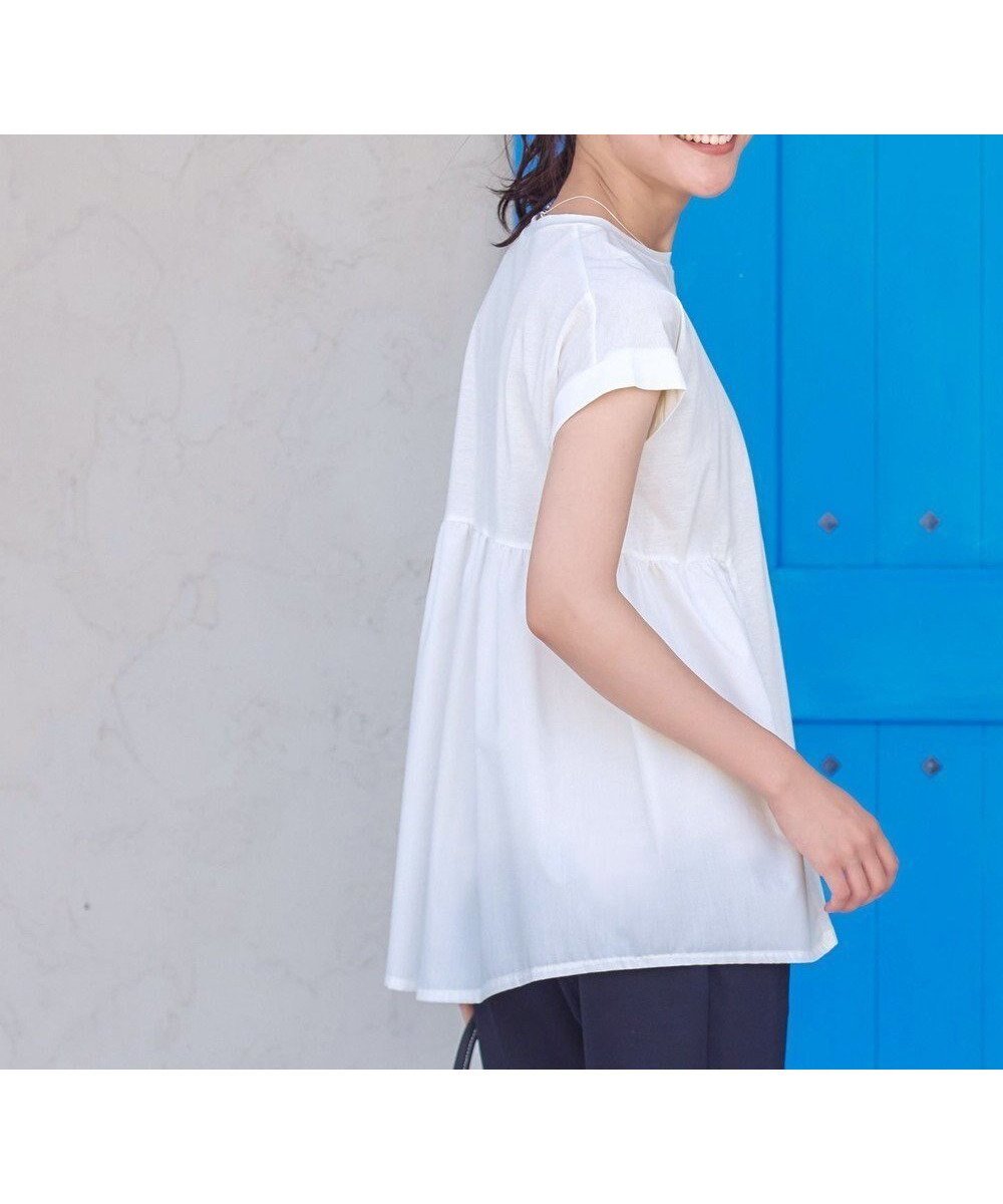 【ティアクラッセ/Tiaclasse】の【洗える】バイオシルケット裾フリルプルオーバー 人気、トレンドファッション・服の通販 founy(ファニー) ファッション Fashion レディースファッション Fashion for Women トップス・カットソー Cut & Sew Tops シャツ・ブラウス・オフィスカジュアル Elegant Blouses & Button-Ups ロングTシャツ・Tシャツ Longline T-Shirts & Tees カジュアルプルオーバー・ニットトップス Pullovers & Knit Tops / Casual Pullovers カットソー・ベーシックTシャツ Cut-and-Sewn Tops / Stretch Tees & Basics アクセサリー Fashion Accessories 春 Spring 洗える Machine Washable 秋 Autumn カットソー Cut and Sewn Top カフス Cuff Design カーディガン Cardigan, Knitwear ギャザー Gathered, Ruffled シルケット Silket, Silky Cotton チュニック Tunic, Long Top フェミニン Feminine, Girly フリル Frill, Ruffle ベーシック Basic, Essential ポケット Pocket, Pocket Detail ラウンド Round, Round Neck S/S・春夏 SS, Spring/Summer, Warm Season 再入荷 Restock / Back in Stock 夏 Summer 新作・新入荷 New Arrivals / New In other-1|ID: prp329100004852159 ipo3291000000035619852