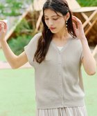 【ティアクラッセ/Tiaclasse】の【洗える】リネンタッチカーディガン アイボリー|ID: prp329100004852169 ipo3291000000035620239