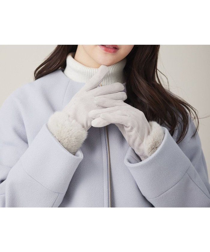 【エニィ スィス/any SiS】の【スマートフォン対応】シャインストーン グローブ インテリア・キッズ・メンズ・レディースファッション・服の通販 founy(ファニー) https://founy.com/ ファッション Fashion レディースファッション Fashion for Women 手袋 Gloves & Mittens ストーン Stone, Gem-Like スマート Smart, Elegant フェイクファー Faux Fur, Imitation Fur フェミニン Feminine, Girly A/W・秋冬 Autumn/Winter |ID: prp329100004852182 ipo3291000000035620587